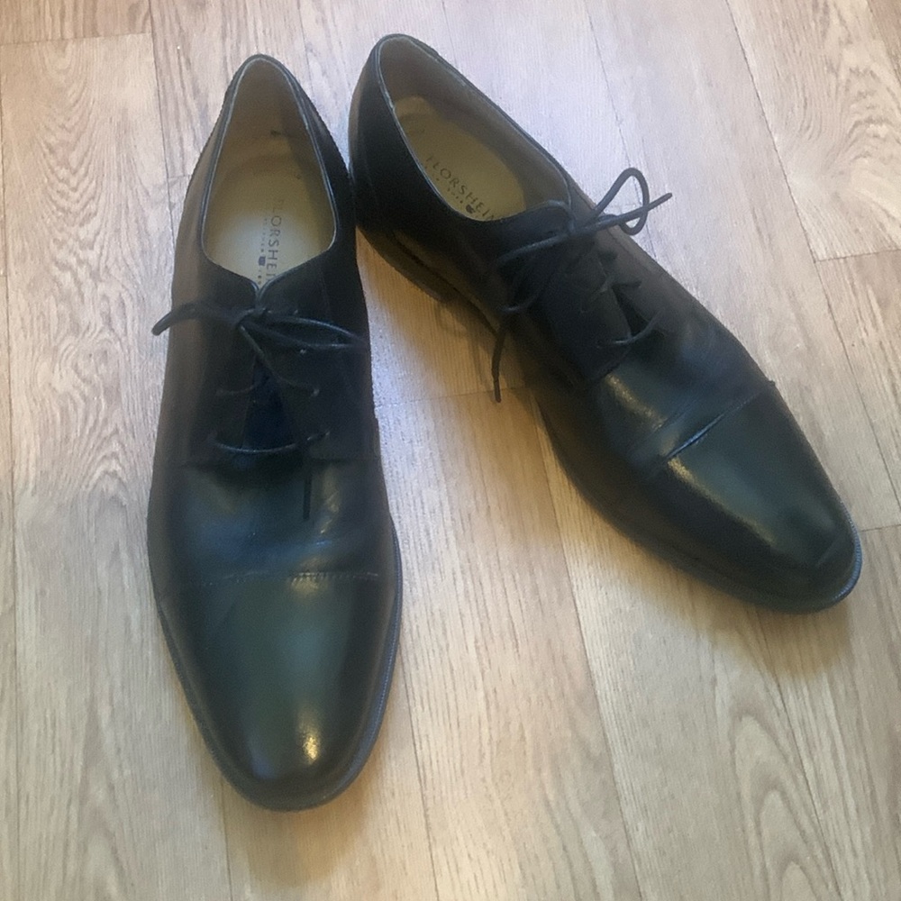 Florsheim black leather lace up Oxford’s size 13D